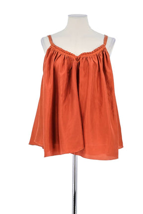 Top sans manche Forte_Forte Orange en Soie, taille XS - Seconde Main