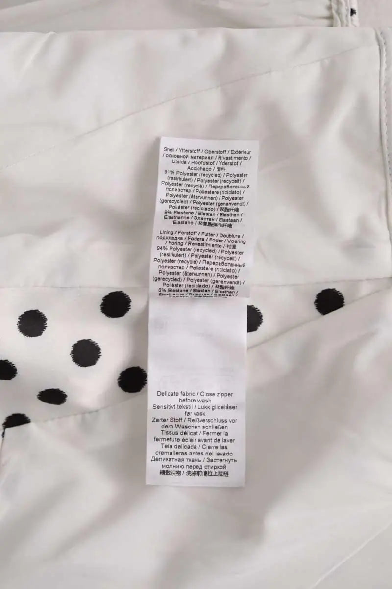 Top sans manche Ganni Blanc en Synthétique