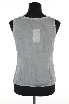 Top sans manche Gerard Darel Gris en Coton