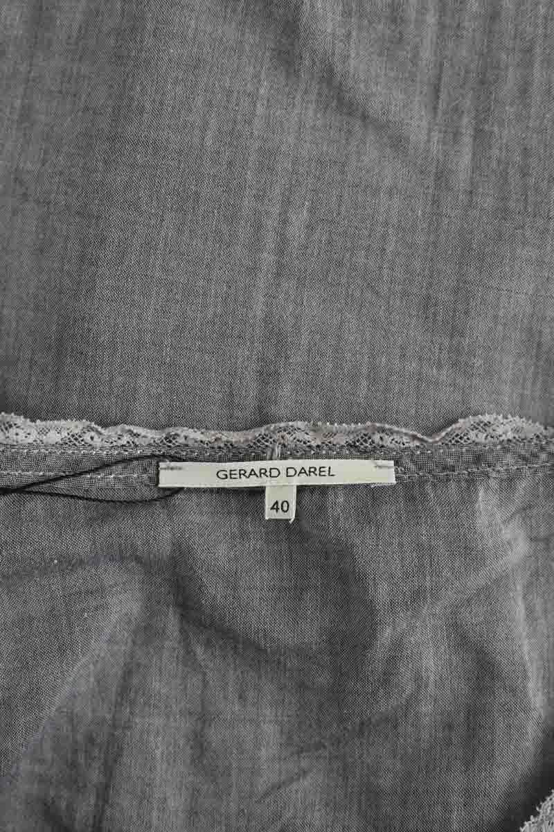 Top sans manche Gerard Darel Gris en Coton