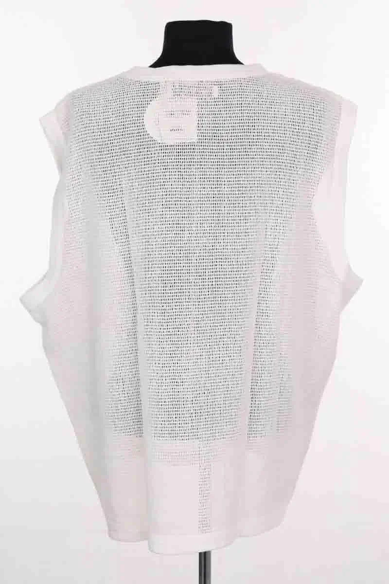 Top sans manche Gimaguas Blanc en Coton