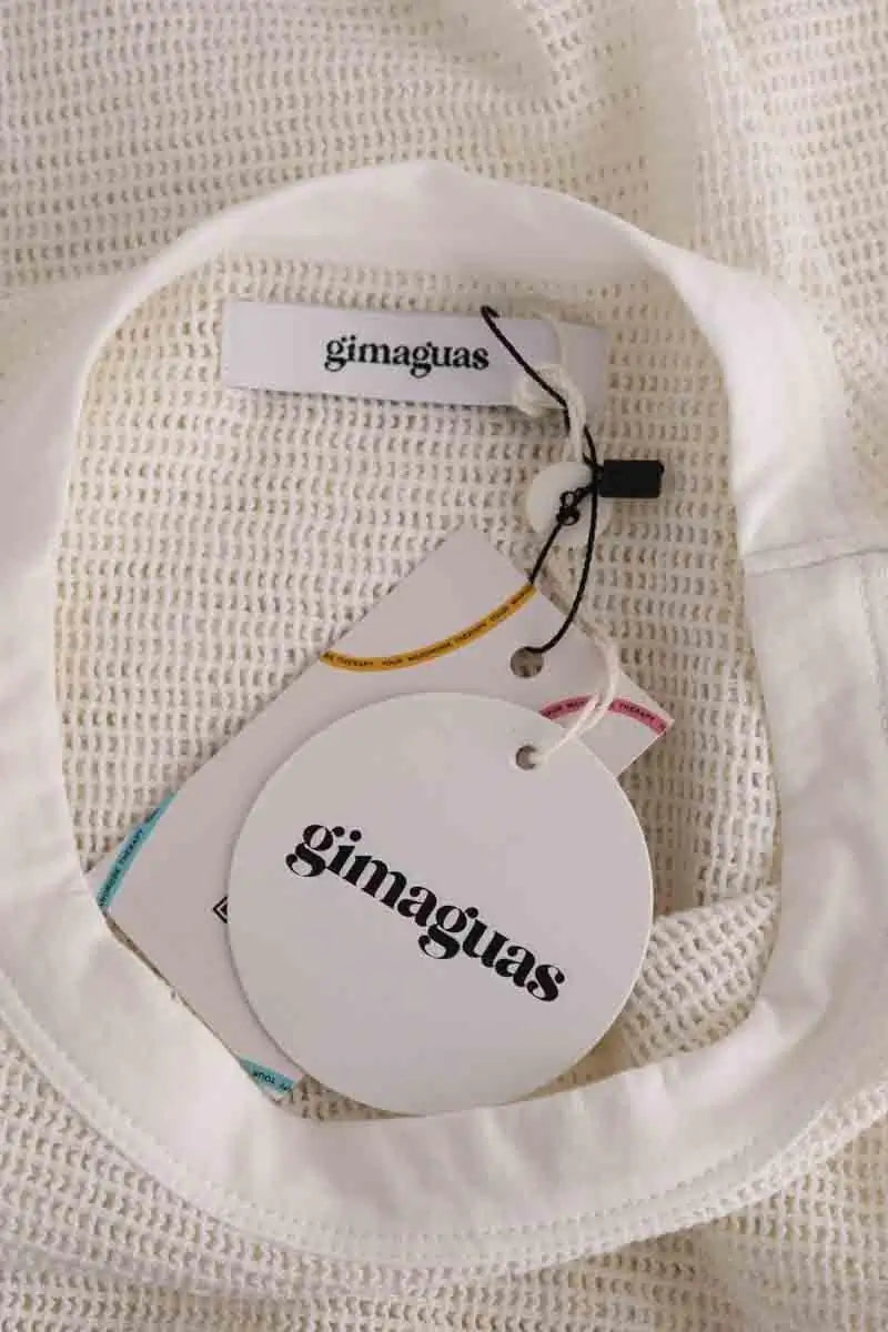 Top sans manche Gimaguas Blanc en Coton