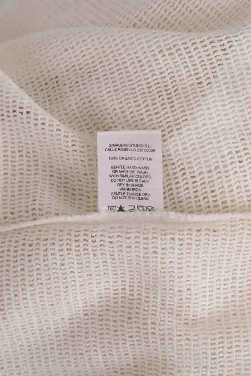 Top sans manche Gimaguas Blanc en Coton