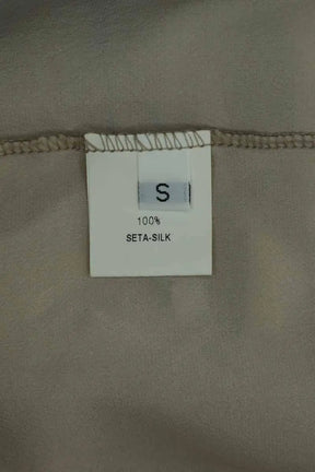 Top sans manche Golden Goose Beige en Soie