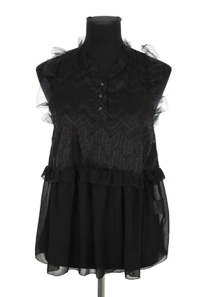 Top sans manche Heimstone Noir en Polyester, taille S - Seconde Main