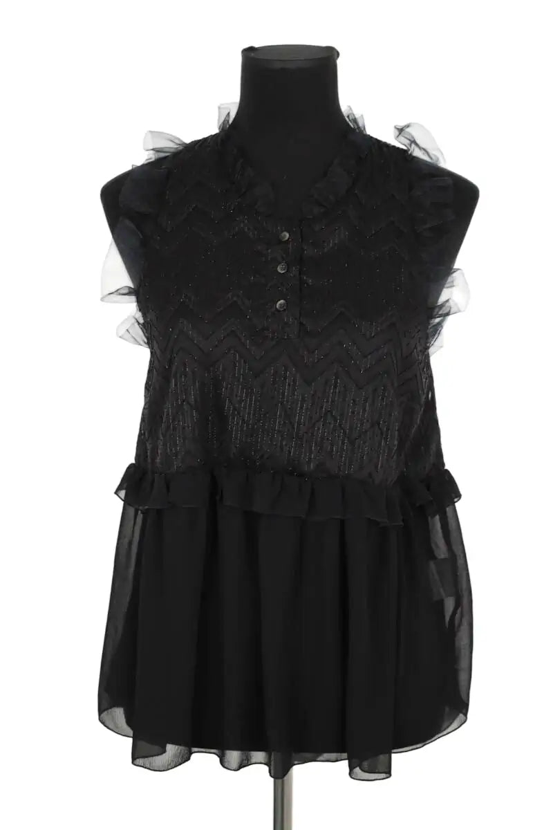 Top sans manche Heimstone Noir en Polyester, taille S - Seconde Main