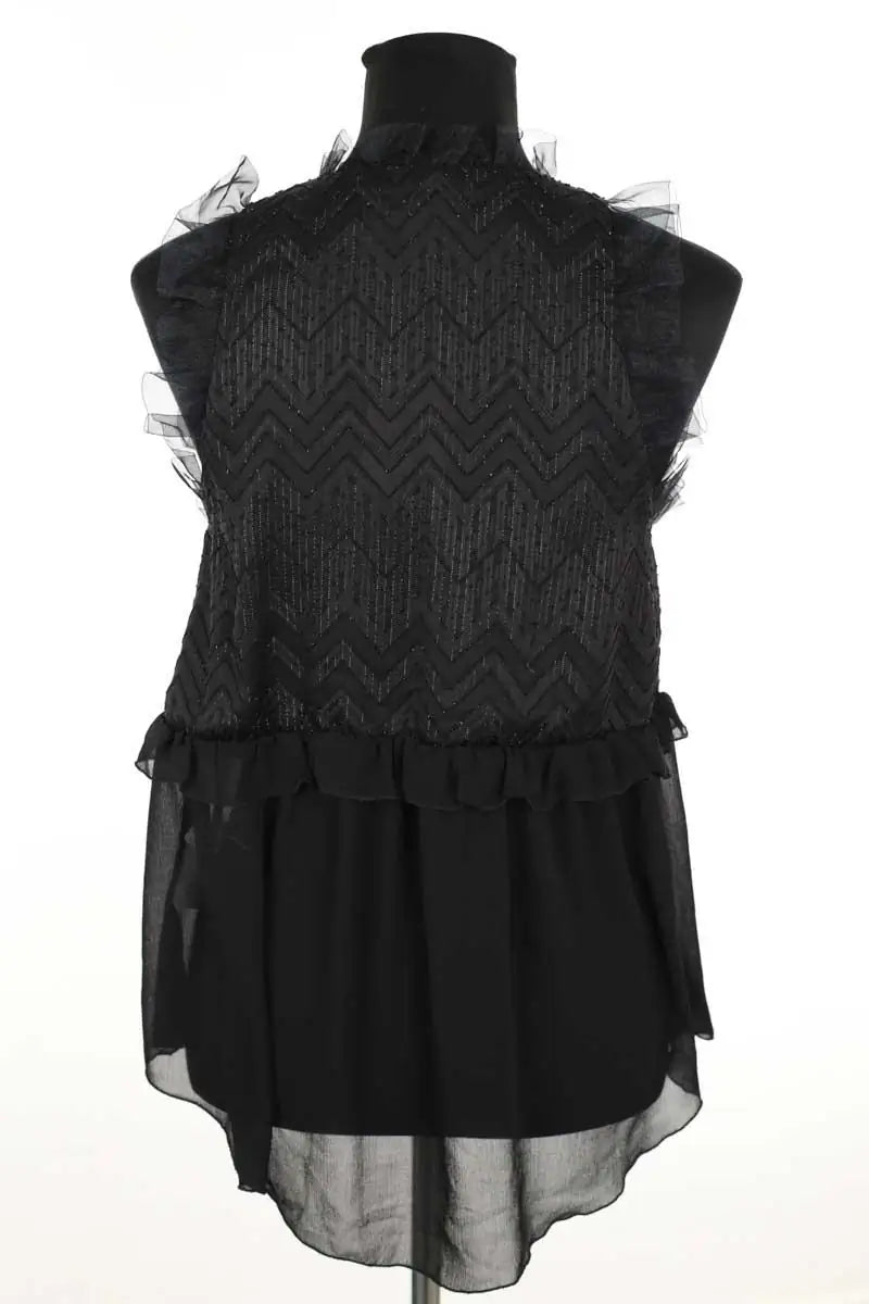 Top sans manche Heimstone Noir en Polyester