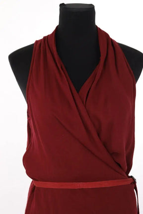 Top sans manche Helmut Lang Bordeaux en Viscose