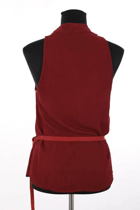 Top sans manche Helmut Lang Bordeaux en Viscose