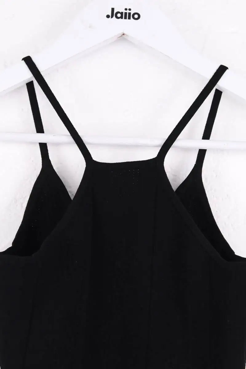 Top sans manche Iro Coby Noir en Viscose