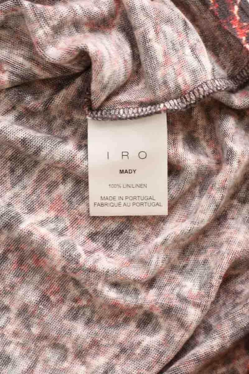 Top sans manche Iro Mady Multicolore en Lin