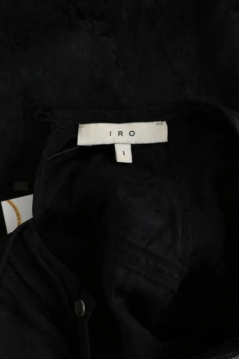 Top sans manche Iro Noir en Soie