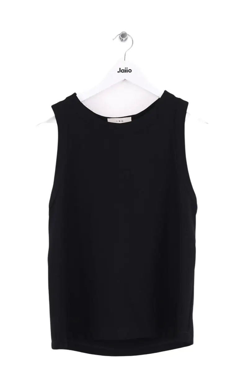 Top sans manche Iro Noir en Synthétique, taille S - Seconde Main