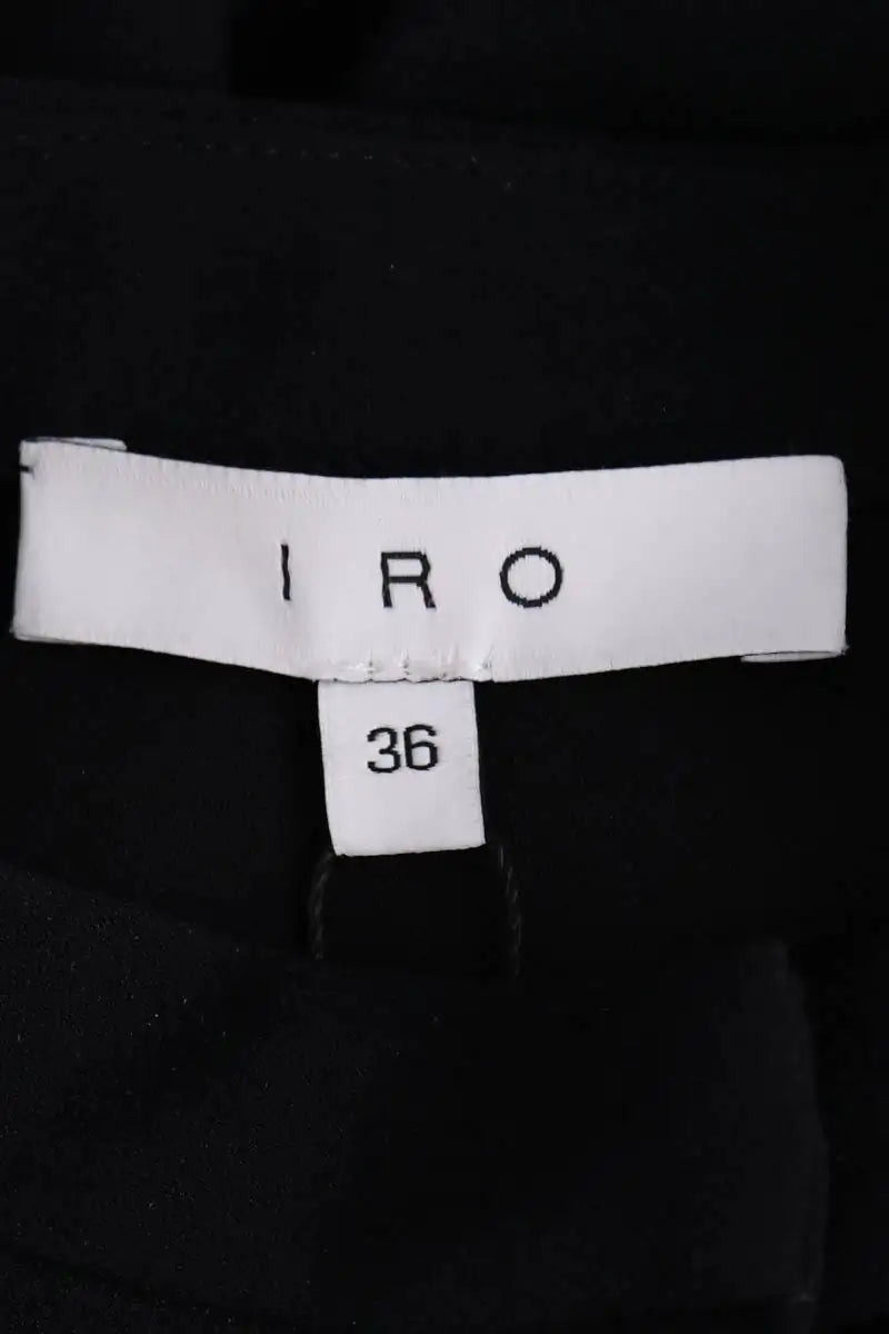 Top sans manche Iro Noir en Synthétique