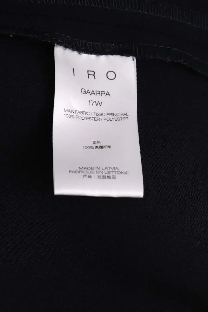 Top sans manche Iro Noir en Synthétique