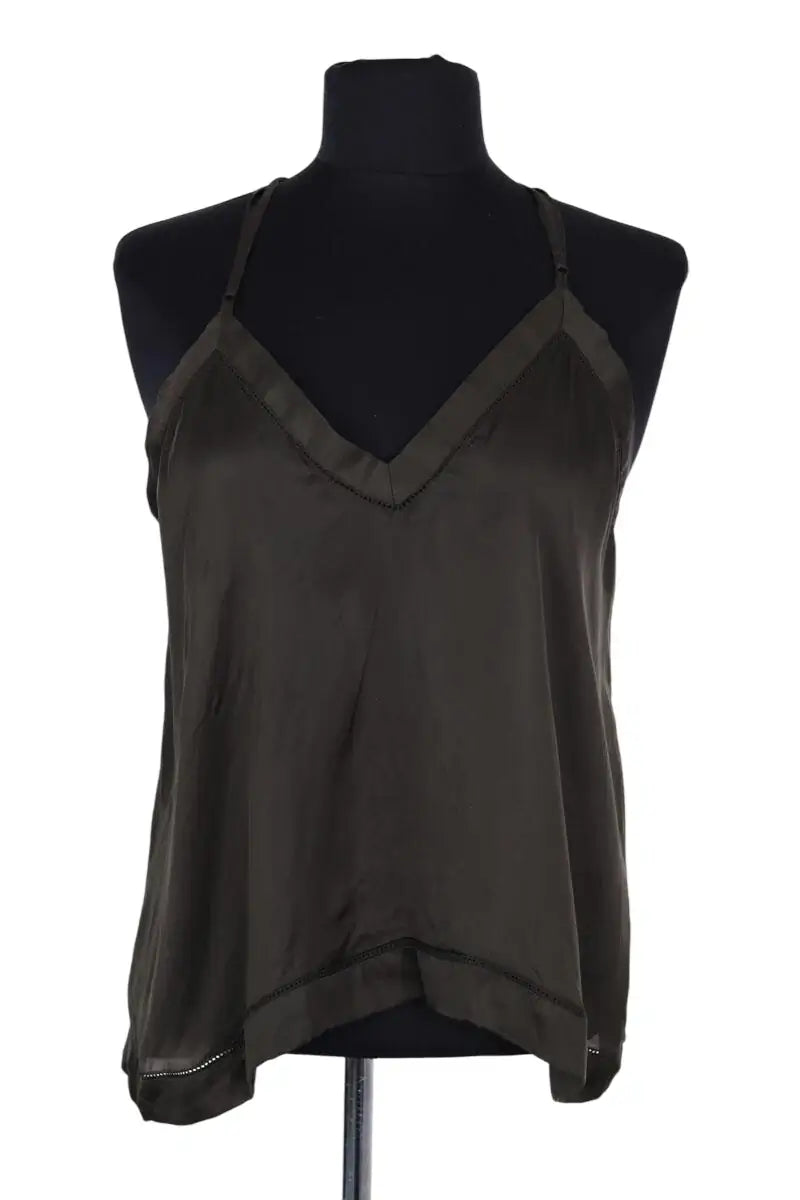 Top sans manche Isabel Marant Étoile Kaki en Viscose, taille L - Seconde Main