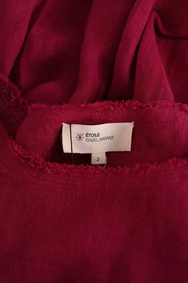 Top sans manche Isabel Marant Étoile Rose en Lin