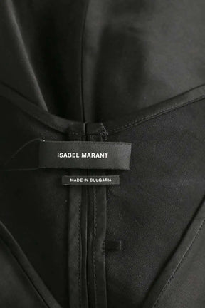 Top sans manche Isabel Marant Noir en Viscose