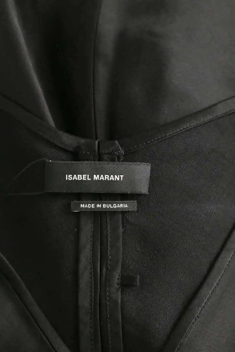 Top sans manche Isabel Marant Noir en Viscose