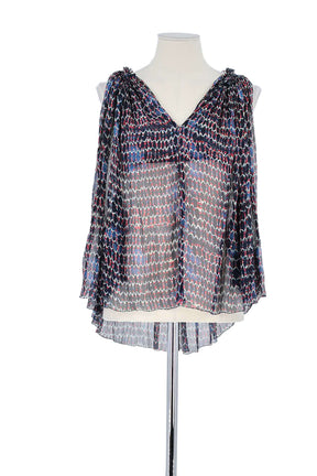 Top sans manche Isabel Marant Violet en Soie, taille S - Seconde Main