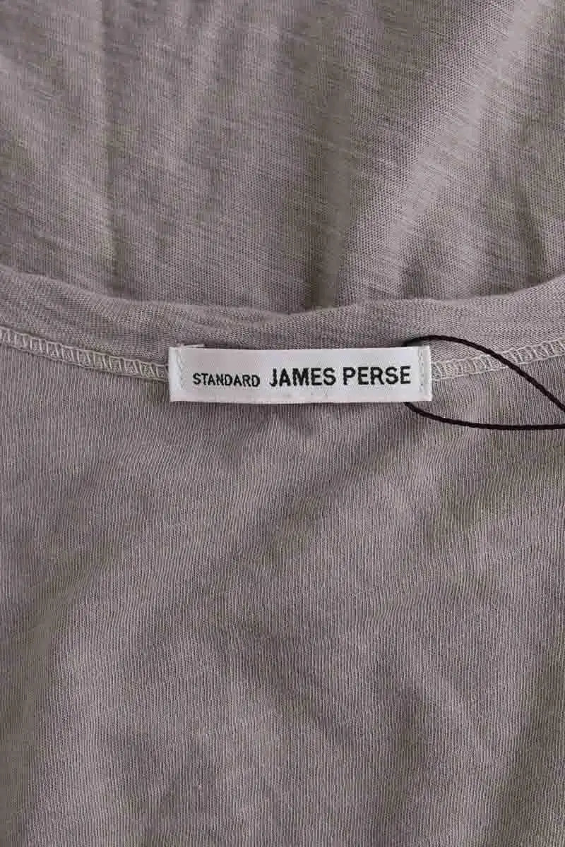 Top sans manche James Perse Gris en Coton