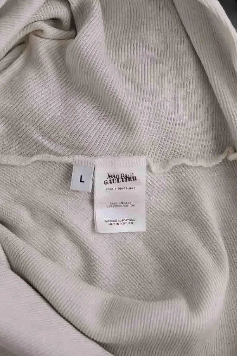 Top sans manche Jean Paul Gaultier Noir en Coton
