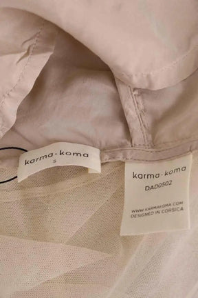 Top sans manche Karma Koma Beige en Soie