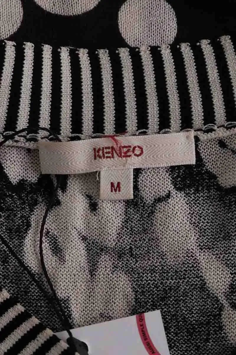 Top sans manche Kenzo Noir en Soie