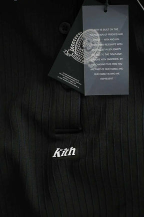 Top sans manche Kith Classic cropped polo Noir en Polyester