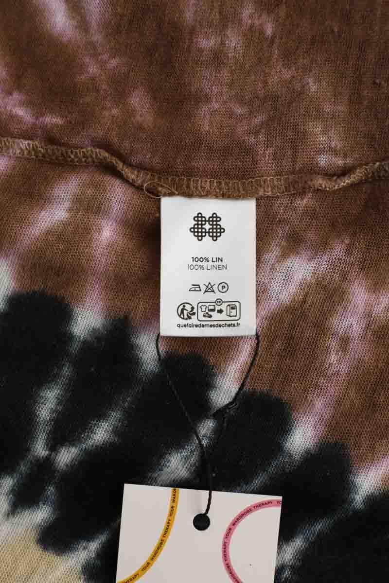 Top sans manche Kujten Multicolore en Lin