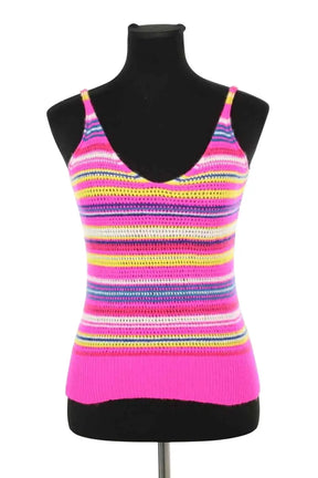 Top sans manche Kujten Rose en Cachemire, taille S - Seconde Main