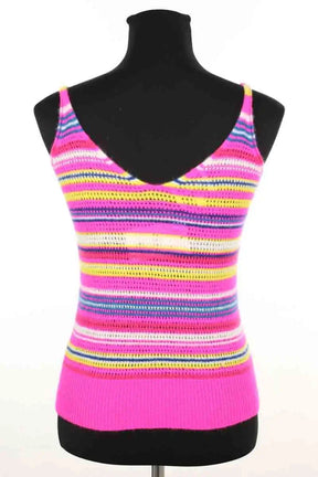 Top sans manche Kujten Rose en Cachemire