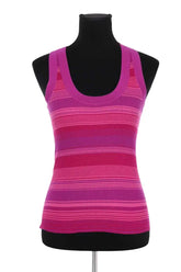 Top sans manche Kujten Rose en Soie, taille M - Seconde Main