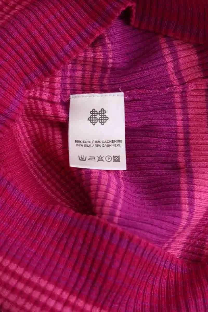 Top sans manche Kujten Rose en Soie