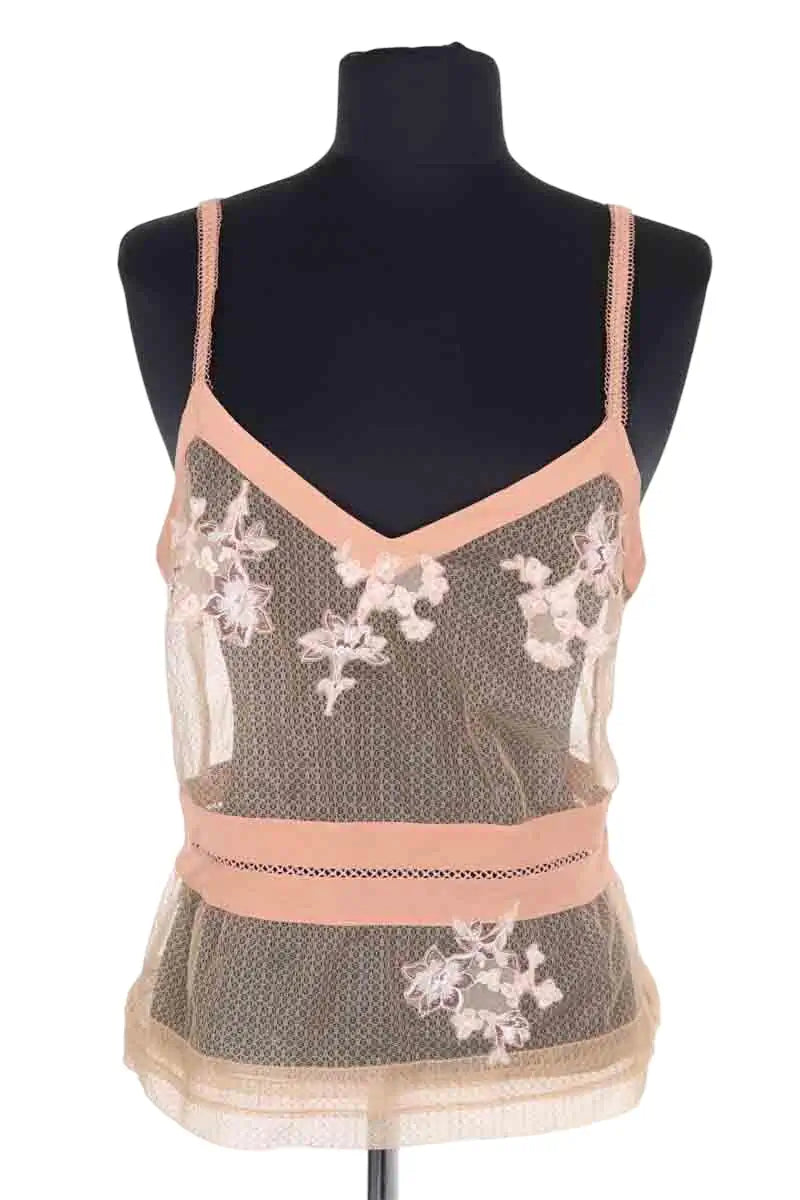 Top sans manche La Perla Rose en Synthétique, taille M - Seconde Main