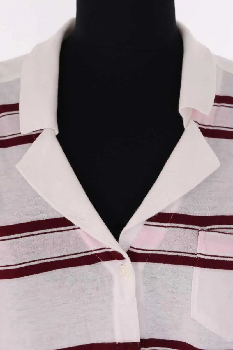 Top sans manche Lacoste Blanc en Coton
