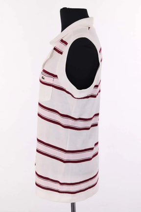 Top sans manche Lacoste Blanc en Coton