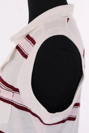 Top sans manche Lacoste Blanc en Coton
