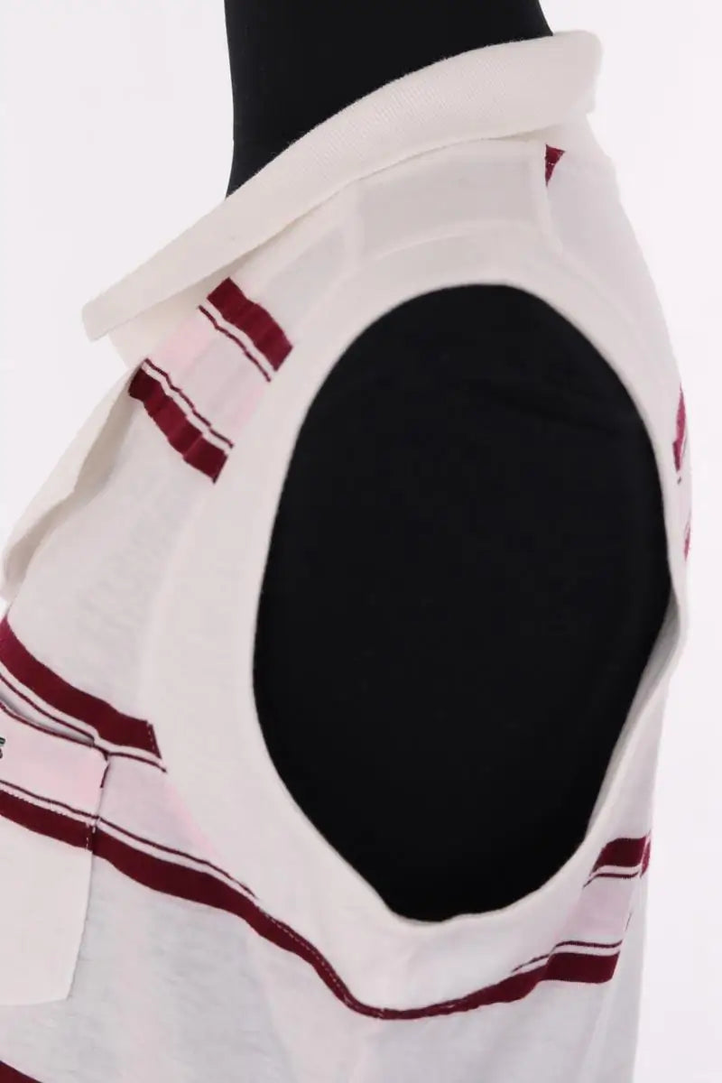 Top sans manche Lacoste Blanc en Coton