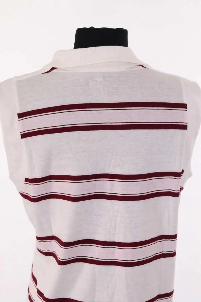 Top sans manche Lacoste Blanc en Coton