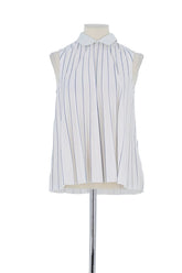 Top sans manche Lacoste Blanc en Polyester, taille S - Seconde Main