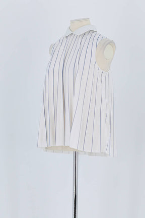 Top sans manche Lacoste Blanc en Polyester