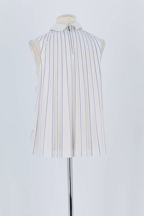 Top sans manche Lacoste Blanc en Polyester