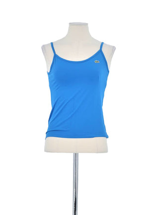 Top sans manche Lacoste Bleu en Polyamide, taille S - Seconde Main