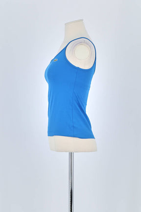 Top sans manche Lacoste Bleu en Polyamide