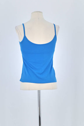 Top sans manche Lacoste Bleu en Polyamide