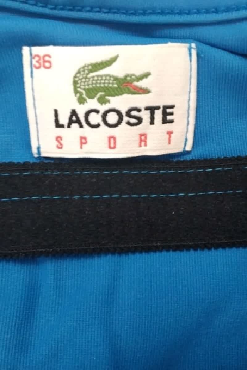 Top sans manche Lacoste Bleu en Polyamide