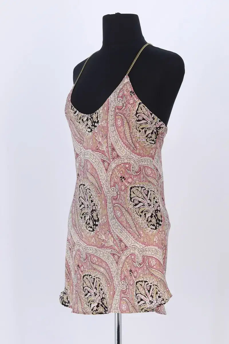 Top sans manche Laurence Bras Rose en Viscose