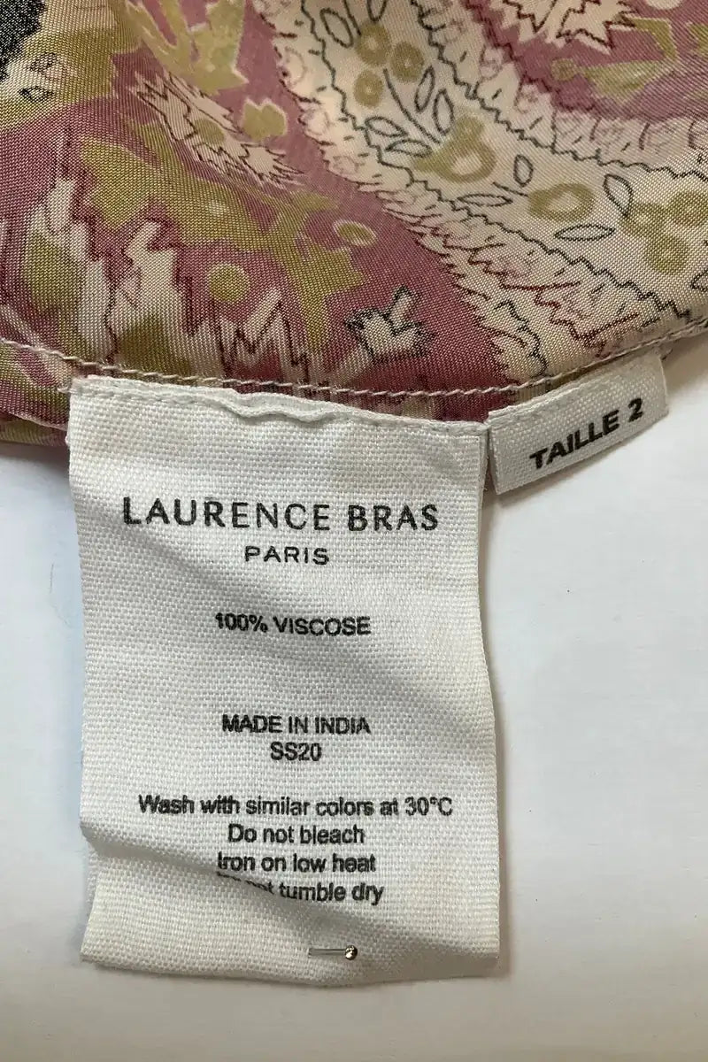 Top sans manche Laurence Bras Rose en Viscose