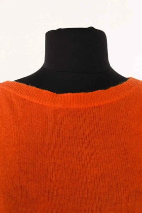 Top sans manche Louis Vuitton Orange en Cachemire